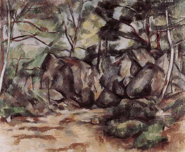 Paul Cezanne Le Sous-bois china oil painting image
